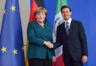Acuerdos. Merkel y Peña Nieto darán seguimiento a los acuerdos alcanzados previamente. 
