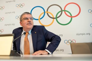 Thomas Bach, presidente del Comité Olímpico Internacional. (AP)
