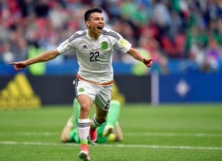 El portal oficial de la FIFA dio a conocer que 'Chucky' Lozano fue la pieza importante en esta victoria mexicana en Kazán Arena para seguir con vida en este certamen de las mejores selecciones nacionales de cada Confederación. (AP)