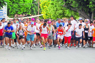 Decenas de atletas de todas las categorías tomarán la salida. Celebran en Torreón Jardín la Carrera de la Vida 