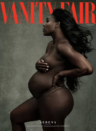 Serena Williams es la portada de la revista Vanity Fair. (AP)