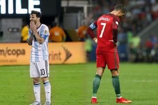 Cristiano Ronaldo, al igual que Lionel Messi perdió ante los chilenos en la tanda de penales. 