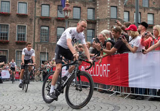 Chris Froome, campeón reinante de la carrera, buscará su cuarto título del Tour de Francia. (AP)