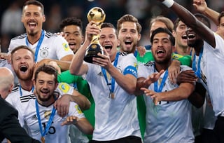 El cuadro alemán se proclamó campeón de la Copa Confederaciones. (AP) 