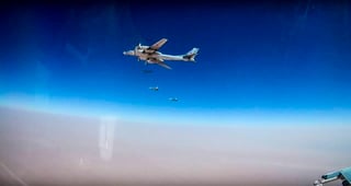 Reporte. Los ataques lanzados por bombarderos TU-95 destruyeron tres grandes depósitos de armas.