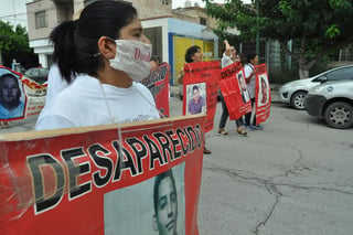 Movimiento. Los integrantes de Fuundec mantienen su demanda de localizar a sus familiares desaparecidos.