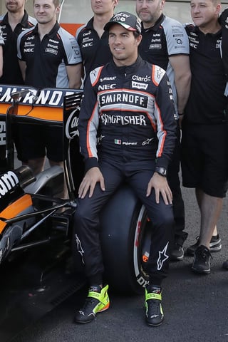 Sergio Pérez ya es sexto lugar en la clasificación de pilotos de la Fórmula Uno. (Archivo)