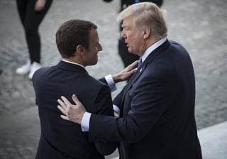 Opción. Macron insiste en la importancia de mantener el diálogo con Trump y  Estados Unidos.