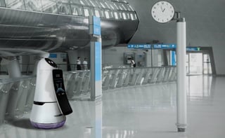 Innova. LG va a la vanguardia y pone a funcionar robots guías y de limpieza en el Aeropuerto Internacional de Incheon.