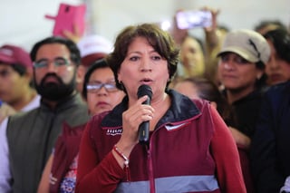 Las acciones forman parte de la 'Marcha de la Esperanza', con la que exigen que se 'respete el triunfo' de la maestra en la elección del 4 de junio en el Estado de México. (ARCHIVO)