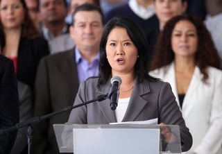 Desprestigio. Fujimori dijo que se trata de una inaceptable campaña de desprestigio. (EFE)