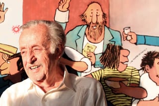 El caricaturista mexicano, Eduardo del Río, 'Rius' fue autor de obras como 'Los Agachados'. (ARCHIVO)