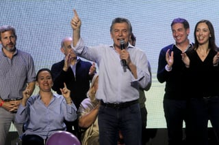 Futuro. Mauricio Macri prometió los mejores 20 años para su país al celebrar los resultados. (EFE)