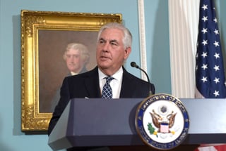 Cambio. Rex Tillerson instó a Estados Unidos a decantarse 'por una opción adecuada'. (AP)