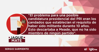 Meade, ¿candidato?