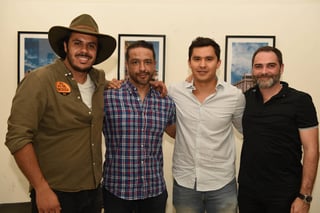 Rodrigo Trujillo, Yareb Mireles, Alejandro Salazar y Jorge Cantú.
