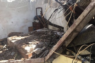Derrumbes. Dos viviendas de Lerdo terminan dañadas por las lluvias, hay dos lesionados. 