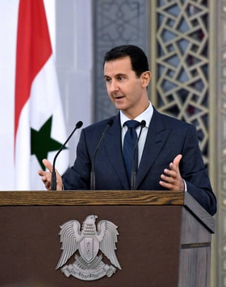 En contra. El presidente de Siria, Bashar Al Assad, criticó a Occidente. (EFE)