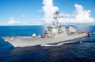 Problema. Es el segundo choque que involucra a un buque de la séptiima flota de la Armada en el océano Pacífico en 2 meses. (AP)