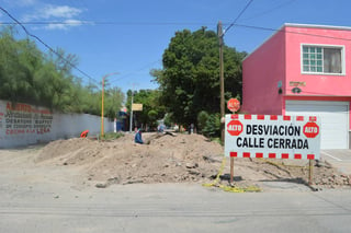 Obras. Allende y Durango es una zona de grandes inundaciones en temporada de lluvias. (EL SIGLO DE TORREÓN) 