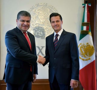 El gobernador electo de Coahuila expresó que el respaldo institucional para la entidad expresado por el mandatario, es lo más sustantivo de este hecho. (TWITTER)