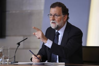 Mensaje. Rajoy reiteró que las Fuerzas de Seguridad, 'todas sin excepción alguna', cuentan con el apoyo del ejecutivo de España.