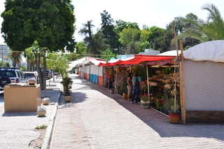 Vigilancia. Plazas y Mercados no permite la presencia de comerciantes sin permiso en la Alameda Zaragoza. (EL SIGLO DE TORREÓN)