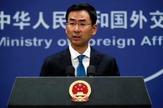 “Esto no es ni objetivo ni justo”, declaró a periodistas Geng Shuang, portavoz del Ministerio de Exteriores chino. (AP)
