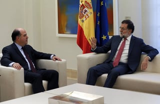 Reunión. Rajoy se reunió con el venezolano Julio Borges. (EFE)