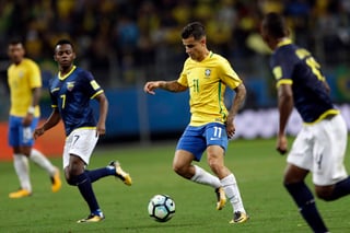 Philippe Coutinho tuvo actividad con Brasil en las eliminatorias sudamericanas. (AP)