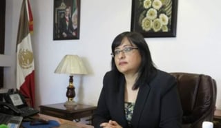 María Cristina Díaz Herrera, exsecretaria de Finanzas. (ARCHIVO)