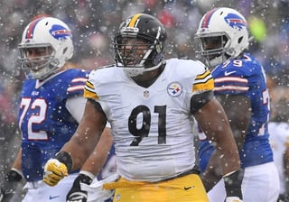 Stephon Tuitt llegó a la NFL en el 2014 y siempre ha jugado con Steelers. (Archivo)