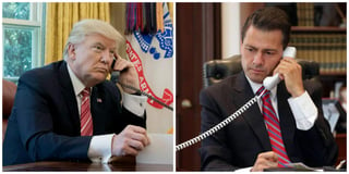 A una semana del sismo, Trump expresó sus condolencias a Peña Nieto. (ARCHIVO)