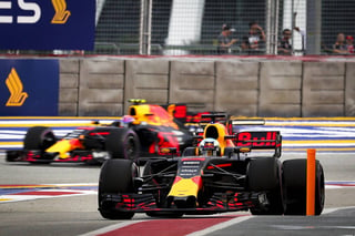 El piloto australiano de Fórmula Uno Daniel Ricciardo, del Red Bull. (EFE)