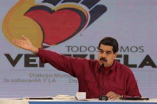 Aclara. Maduro resaltó que el diálogo no dará libertad a quienes hayan cometido 'crímenes de terrorismo'. (EFE)