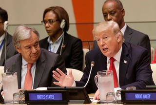 'En años recientes, la ONU no ha alcanzado su pleno potencial a causa de burocracia y mala gestión', dijo Trump en su primer discurso en la sede de la organización. (AP)