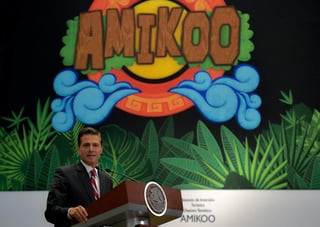 Proyecto. El anuncio del proyecto por parte de grupo IUSA, estuvo encabezado por el presidente Peña Nieto. (NOTIMEX)