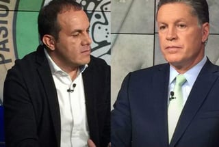 Ricardo Peláez y Cuauhtémoc Blanco discuten en televisión