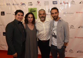 Inauguración. El equipo de la película El vigilante, así como la actriz Ana Serradilla desfilaron por la alfombra roja del evento.