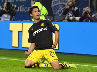 Shinji Kagawa abrió el marcador en el triunfo del Dortmund. (EFE)