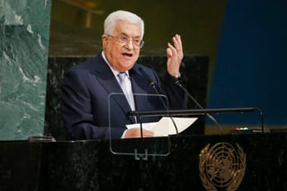Apoya. Abbas retomó la propuesta de la ONU. (AP)