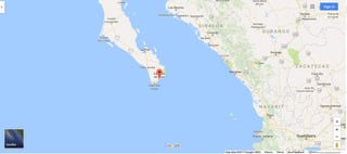 Un sismo de magnitud 5.1 grados se registró esta madrugada al noroeste de San José del Cabo, Baja California Sur, reportó el Servicio Sismológico Nacional. (Captura de pantalla)