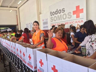 Estrategia. La mayor parte de las empresas trabajarán con la Cruz Roja para canalizar apoyos.