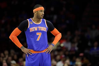 Carmelo Anthony ha jugado 14 temporadas en la NBA, desde la campaña 2010-2011 juega con los Knicks de Nueva York. (Archivo)