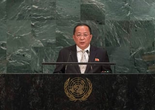 El ministro de relaciones exteriores de Corea del Norte, Ri Yong Ho, afirmó este sábado ante la Asamblea General que un ataque militar de su país contra Estados Unidos es 'inevitable' luego de que el presidente Donald Trump insultara al líder Kim Jong-Un. 