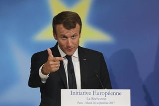 Cambios. Macron fijó como reto 'la refundación de Europa'. (EFE)