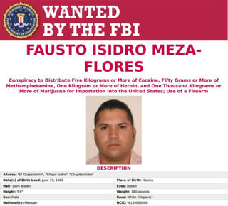 En el comunicado se hace referencia, que Meza Flores se le vinculó a proceso mediante una acusación formal federal en una corte de distrito del Distrito de Columbia por violaciones a leyes de narcóticos y armas de fuego. 