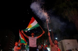 Porcentaje. Según la Comisión Electoral, el 92.73 % de los kurdos votaron a favor de su independencia. (EFE)