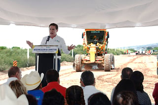 Obras. El gobernador de Durango, José Aispuro reiteró su compromiso con La Laguna. (EL SIGLO DE TORREÓN) 