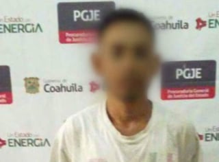 El indiciado es acusado de asesinar a tablazos a un niño de 3 años de edad en la colonia 21 de Marzo en Castaños, Coahuila. (ESPECIAL)